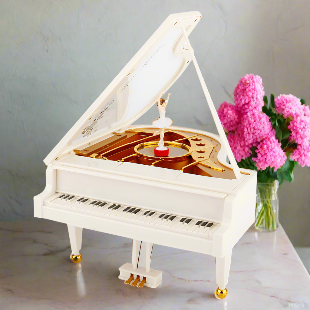 Dancing piano music box music box