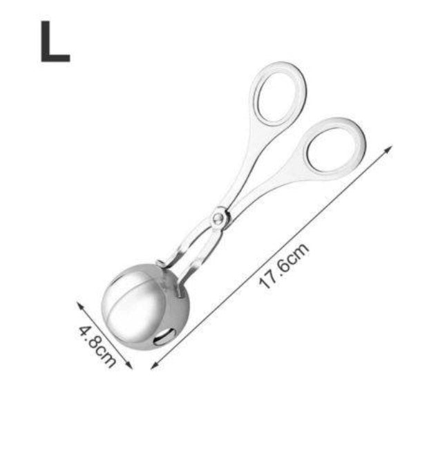 Stainless Steel Non-Stick Meatball Maker for easy meal prep, the best meatball maker spoon for home cooks