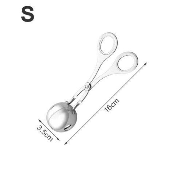 Sheila Merchandise Stainless Steel Non-Stick Meatball Maker, best meatball maker spoon for home cooks