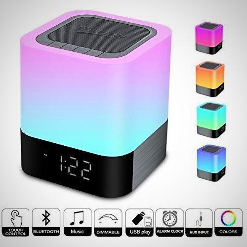 Sheila Merchandise Bluetooth speaker with color-changing light and clock display Bluetooth sound system home office