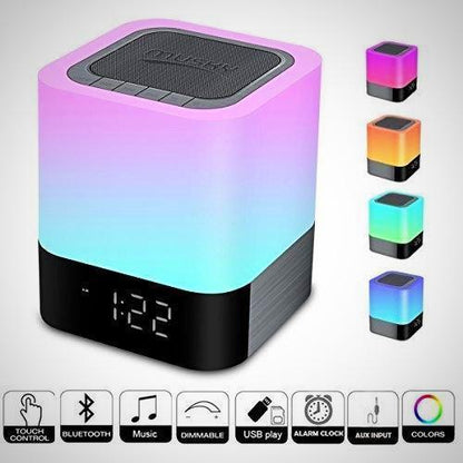 Sheila Merchandise Bluetooth speaker with color-changing light and clock display Bluetooth sound system home office