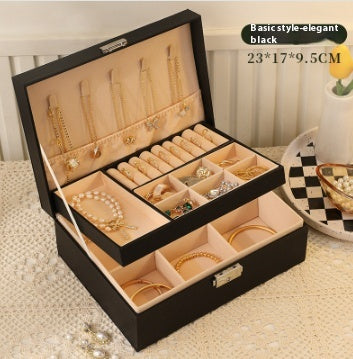 Exquisite Luxury Jewelry Box – Perfect for Gold, Necklaces, Earrings & Hand Jewelry