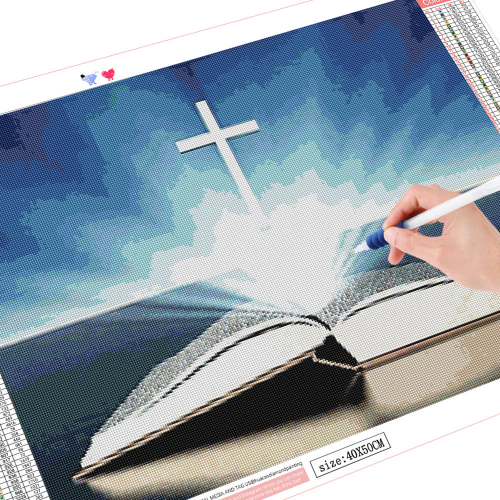 5d Diamond Painting Bible  Book Mosaic Rhinestone Embroidery