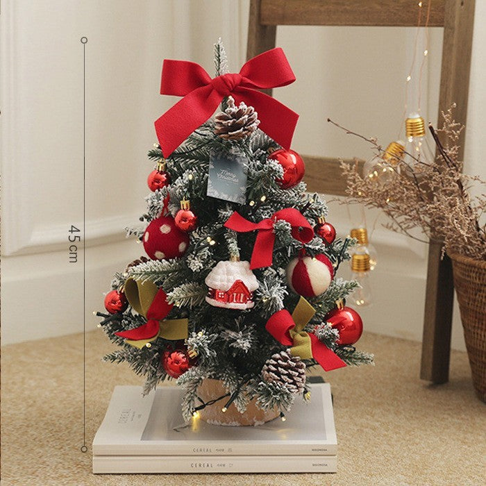Christmas Tree With Lights Suit Household Desk Room Decoration