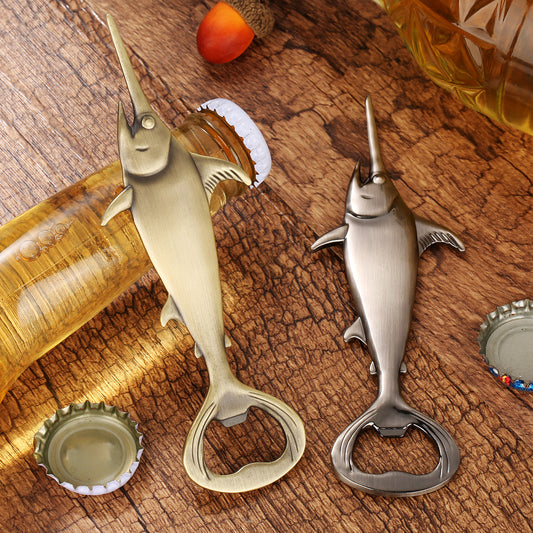 Swordfish Handle Metal Beer Bottle Openers