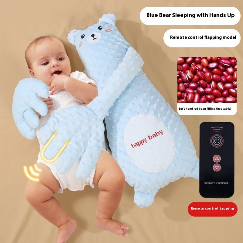 Infant Soothing Sleep Aid: Cartoon Plush Comforting Hand.