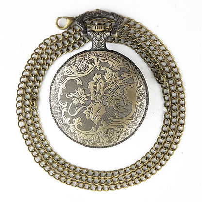Elegant Vintage Pocket Watch – Retro Bird & Arrow Design Gift Idea"