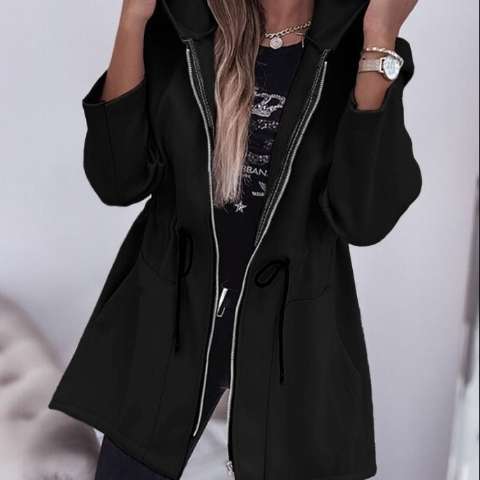 Women's Fall Winter Fashion Casual Hooded Coat