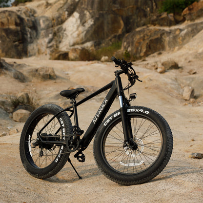 “1000W Fat Tire Electric Bike for Adults – 26x4.0” Mountain E-Bike with 48V 15Ah Battery,Powerful Off-Road, Trail & Commuter Bicycle”