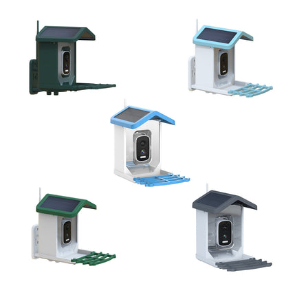 Smart  Bird Feeding Recognition Solar HD Feeder