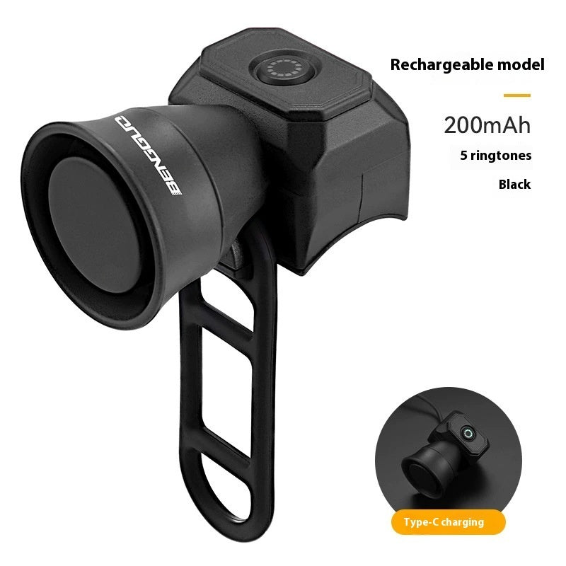 Bicycle Electric Safety Horn – Easy-Mount Cycling Alarm Bell