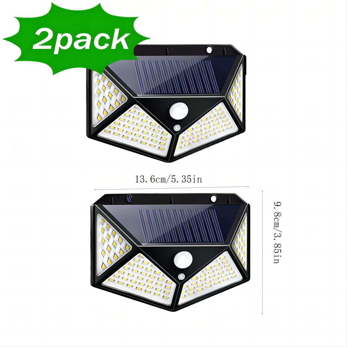 Two-pack  LED Solar Lights