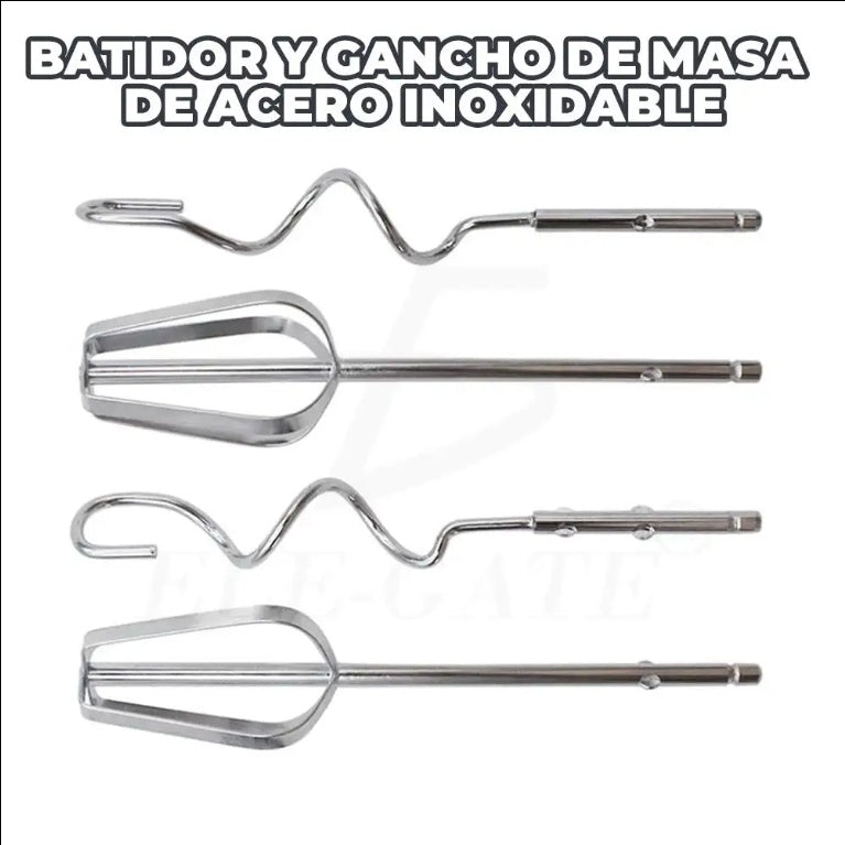 Stainless Steel Whisk and Dough Hook Set for Hand Immersion Blender, best mixer for mixing and kneading dough