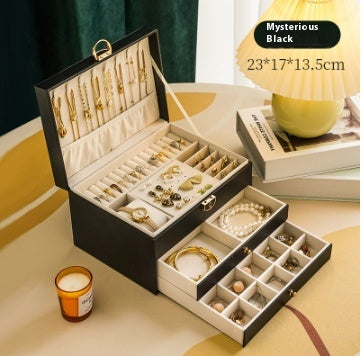 Exquisite Luxury Jewelry Box – Perfect for Gold, Necklaces, Earrings & Hand Jewelry
