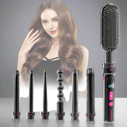 Sheila Merchandise fashionable hair styling accessory with multiple interchangeable styling barrels