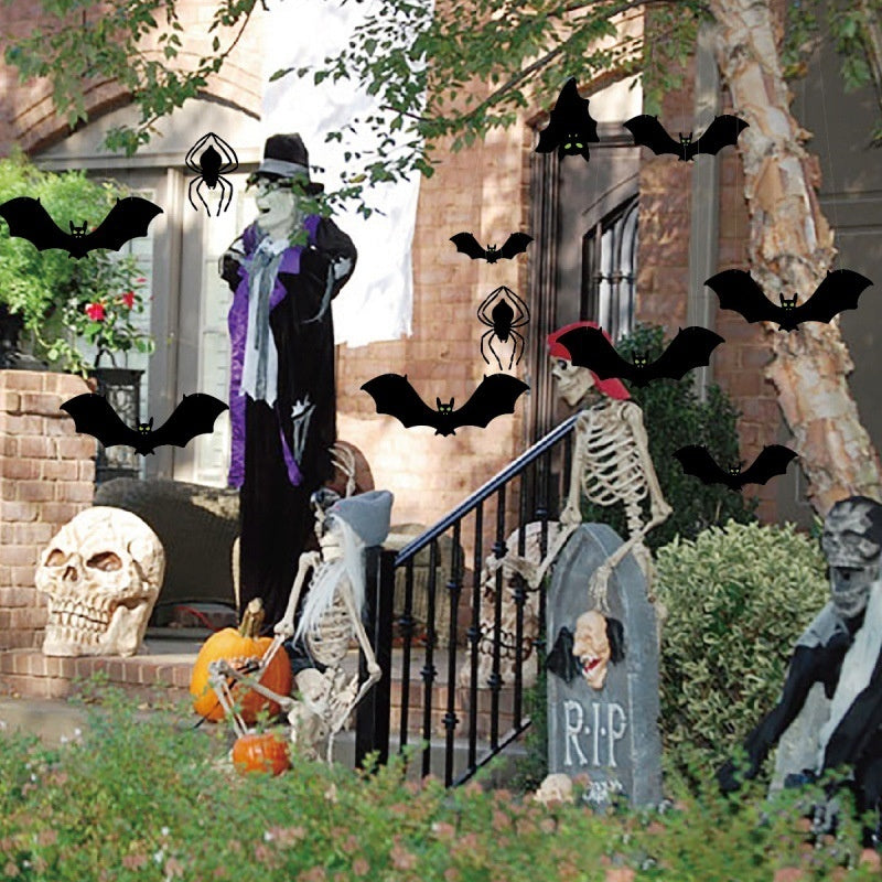 Outdoor Halloween Bat Wall Decoration