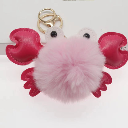 Cartoon Cute Crab Keychain Pendant