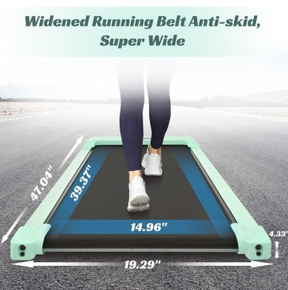 2 in 1 under desk electric treadmill from Sheila Merchandise with widened running belt fitness equipment for home gym