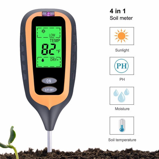 Sheila Merchandise garden soil tester kit measuring sunlight pH moisture and soil temperature