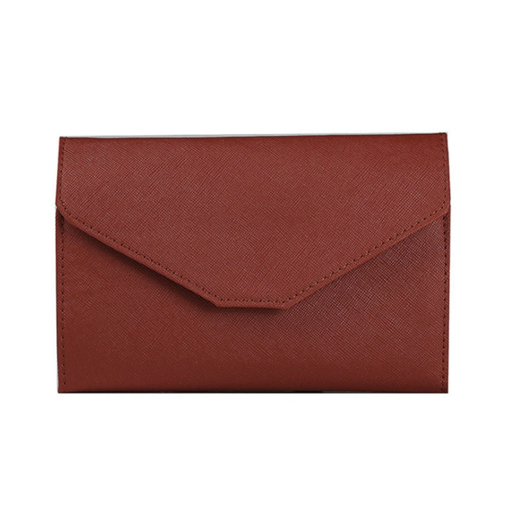 Sheila Merchandise multifunctional travel bag passport cover in brown multi card pocket wallet for women