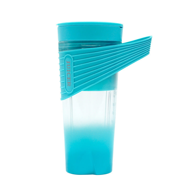 Sheila Merchandise Portable Blender for Smoothies in Blue with a silicone grip for easy handling