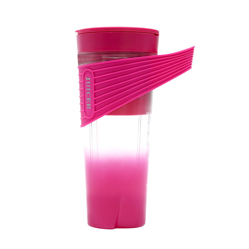 Sheila Merchandise Pink Portable Blender for Smoothies with Easy Grip Design for On-the-Go Use