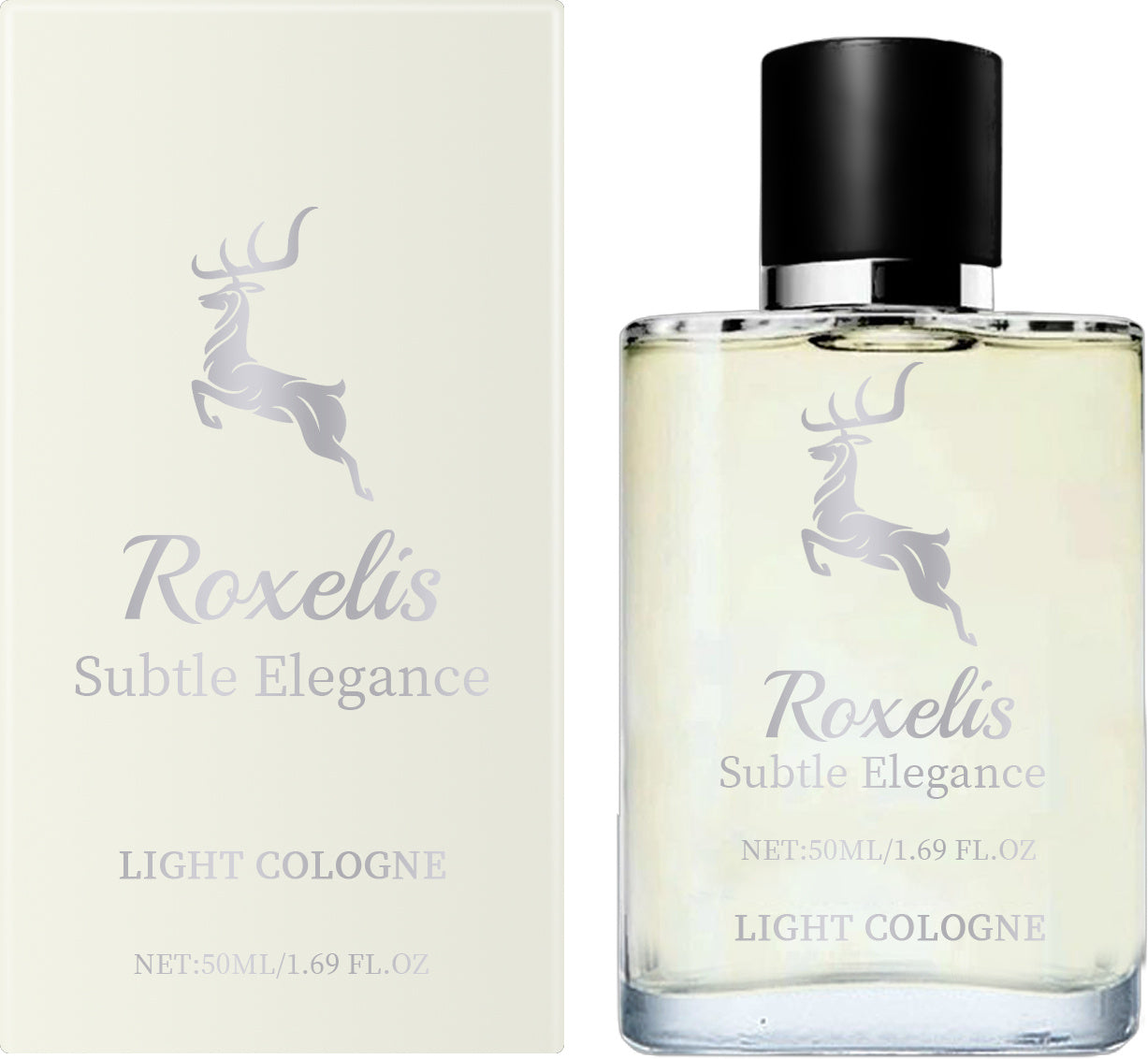 Roxelis Subtle Elegance Light Cologne for Men with a fresh scent cologne for men in a 50ml bottle