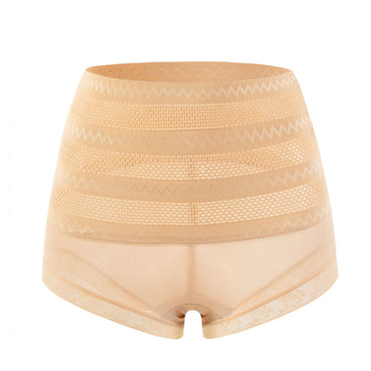 Sheila Merchandise women's seamless shaping underwear for daily wear in beige high-waist design