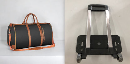 Stylish travel bag with elegant design and sturdy handles for easy carrying