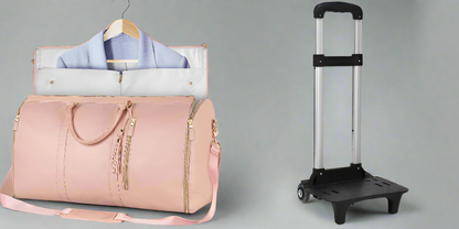 Sheila Merchandise stylish travel bag in pink with spacious interior and elegant design for trips