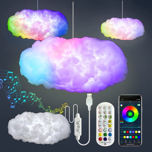 Sheila Merchandise USB cloud light app control with colorful LED cloud lights and remote control