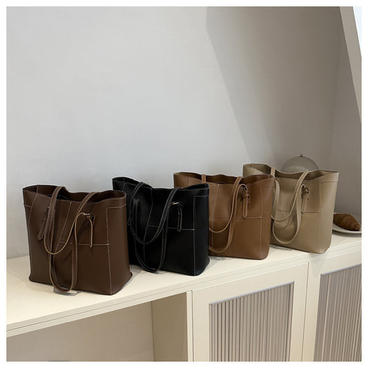 Sheila Merchandise large shoulder bag collection in brown black tan and beige colors with spacious design