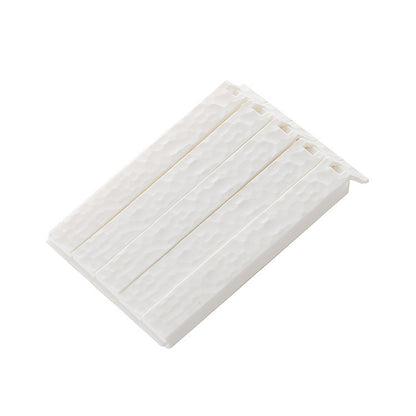 Sheila Merchandise reusable food sealing clips in white with textured surface for airtight storage