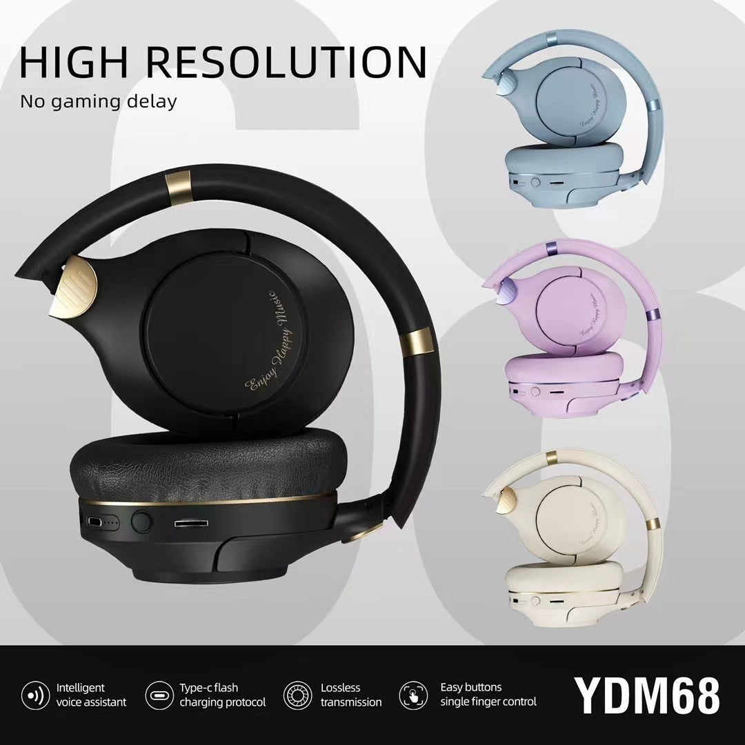 Sheila Merchandise wireless sports headphones in black, blue, purple, and white with high resolution sound and easy controls
