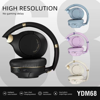 Sheila Merchandise wireless sports headphones in black, blue, purple, and white with high resolution sound and easy controls